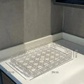 Household Rectangular Storage Tray Light Luxury Transparent Water Cup