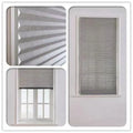 Easy Install Light Filtering Pleated Paper Shades Window Temporary