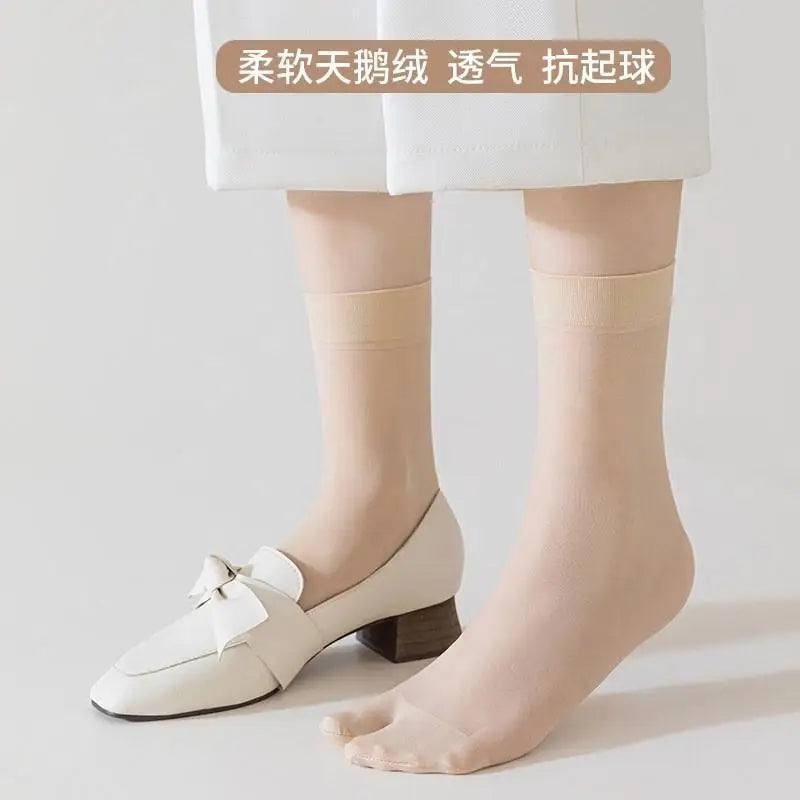Women's Sheer Tabi Toe Socks | Ultra-Thin Split-Toe for Sandals