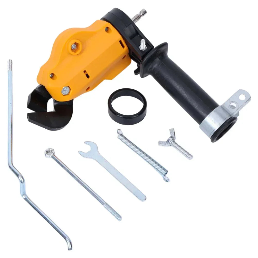 Drill-to-Shear Attachment – Electric Drill Sheet Metal Cutter