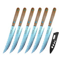Damascus Steel Chef's Knife – Wood Handle Kitchen Knife