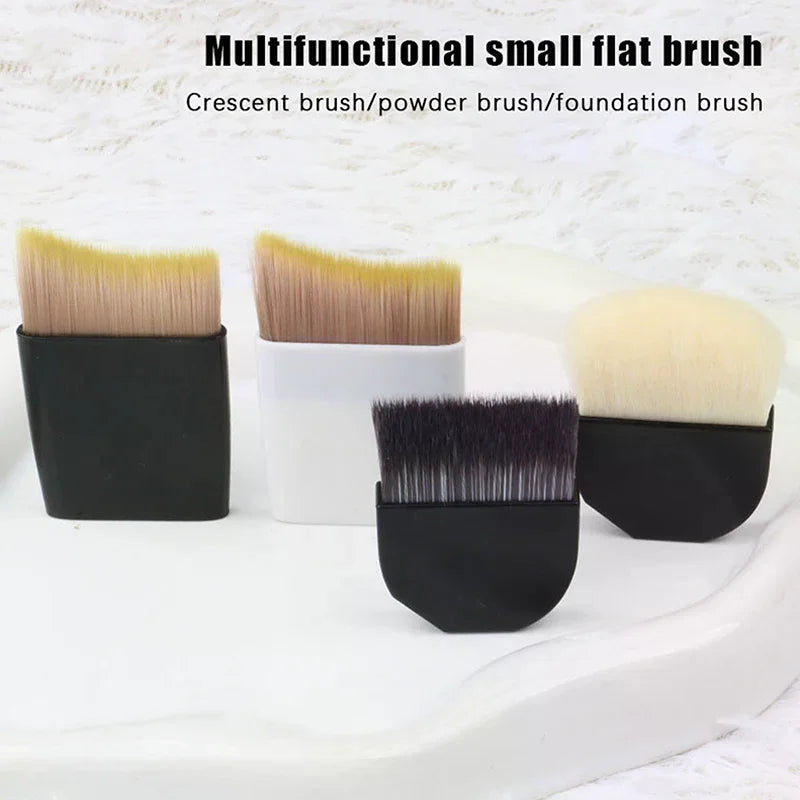 Crescent Foundation Brush – Ultra-Thin Fluffy Soft Bristle Tool
