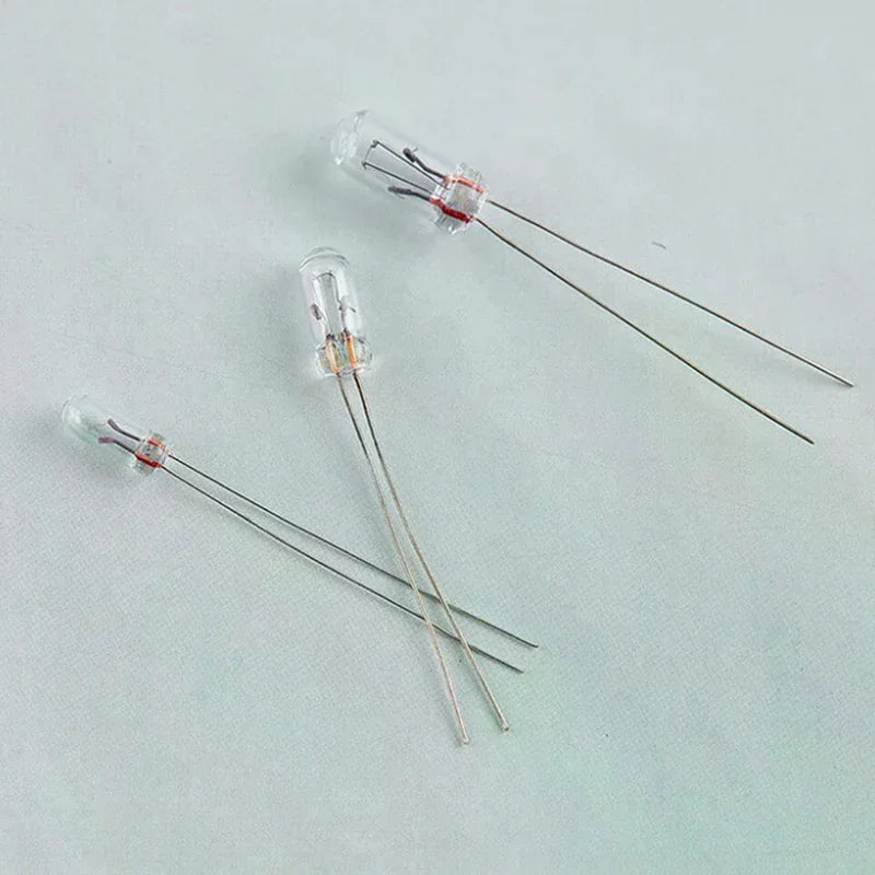 Clear 12V Mini Bulb Wheat Rice Bulbs Switch Button Indicator Tungsten