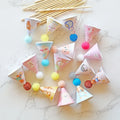Mini Birthday Hat Cake Toppers DIY Decoration Kids Flages Baby Shower