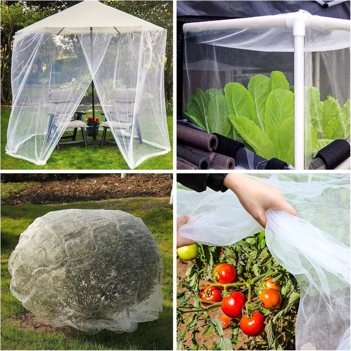 7×100FT Ultra Fine Garden Mesh Netting Pest Barrier Plant Cover