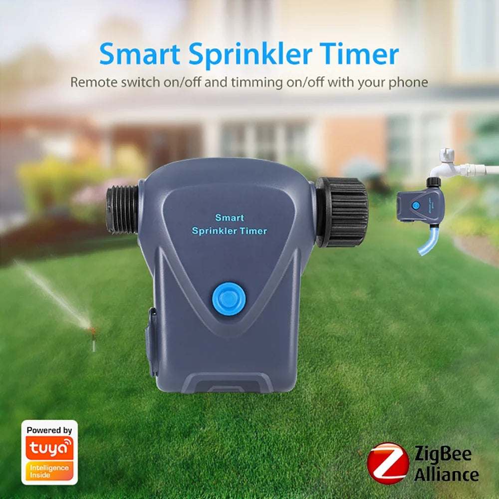 Tuya Zigbee Smart Sprinkler Timer Garden Watering IP66 Waterproof