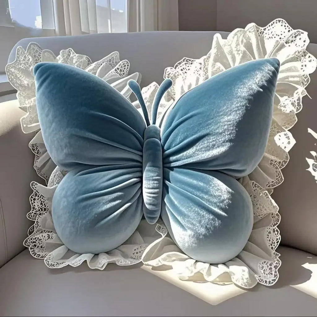 Princess Butterfly Bow Cushion | Decorative Sofa & Office Pillow