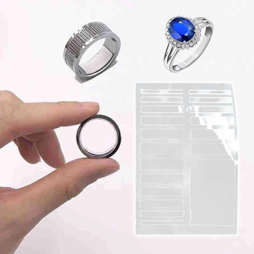 19pc Invisible Ring Size Adjuster – Clear Silicone Tightener