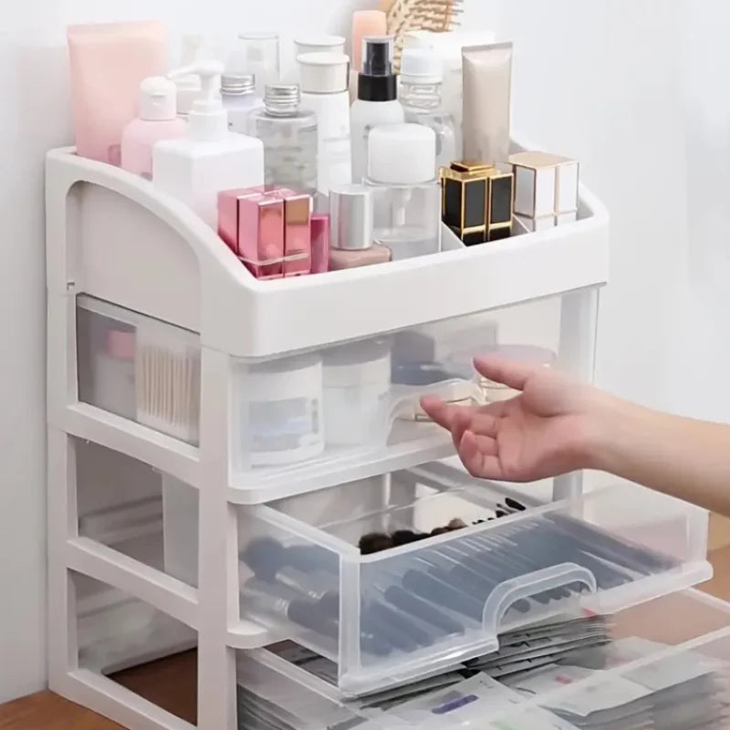 Multi-layer Desktop Storage Box Cosmetic Organizer Drawers