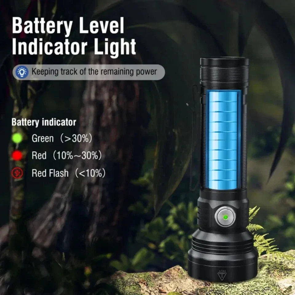 POCKETMAN 5-Color Tactical Flashlight | USB Rechargeable 3800LM