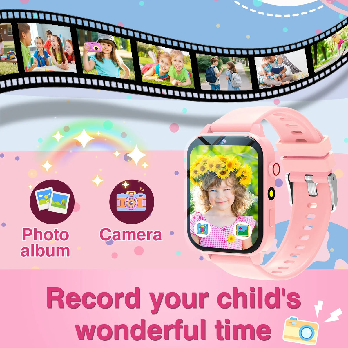Kids Smart Watch 1.83" | Camera, 18 Games, Photo Album