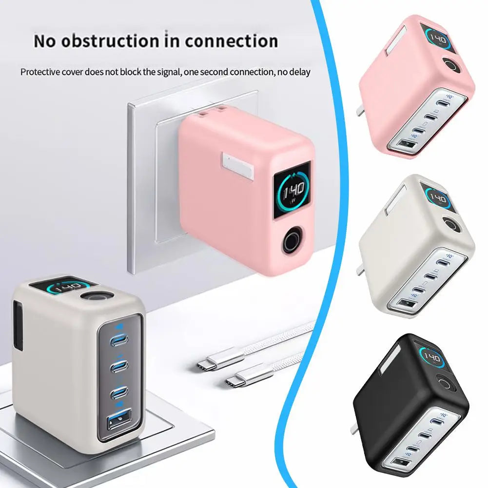 Anker Zolo 140W Four-port Gallium Nitride Charger Silicone Protective