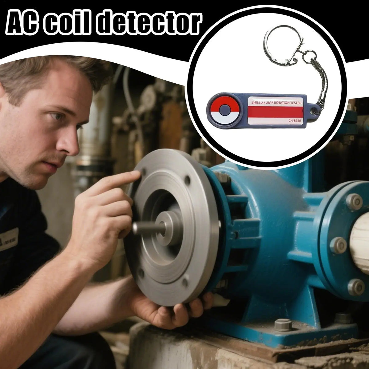 Solenoid Coil Tester – Portable Key Ring Pump Circuit Tool