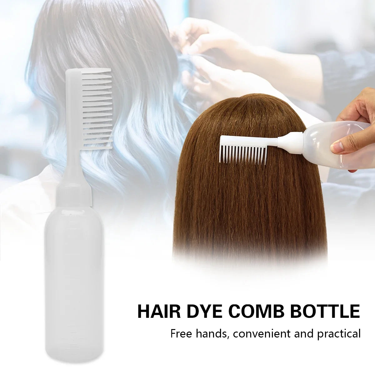 170ml Refillable Hair Dye Applicator Bottle | Salon Color Tool