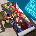 Grinch Quick-Dry Beach Towel | Soft Cartoon Print, Multi-Size