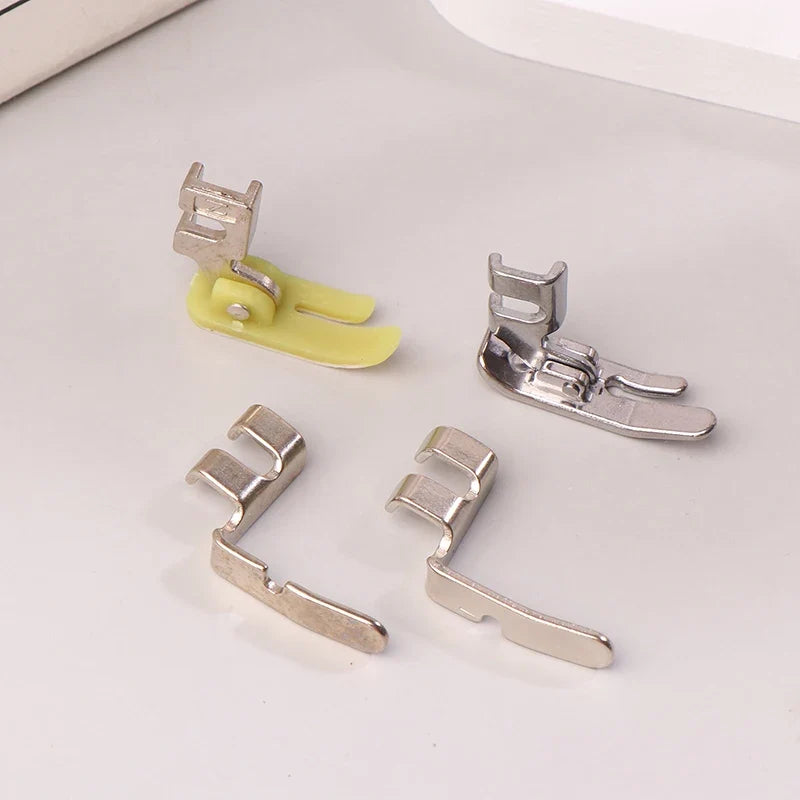 4-Piece Zipper Presser Foot Set for Old Sewing Machines