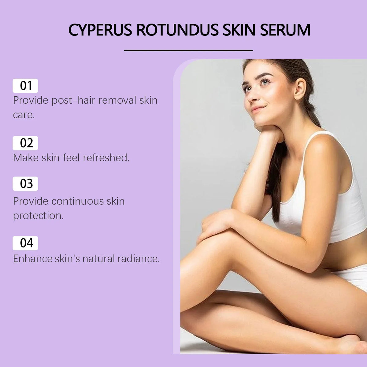 OceAura Cyperus Rotundus Hair Growth Inhibitor Serum 60ml