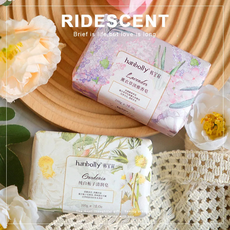 Floral Essential Oil Handmade Soap 200g – Gift & Body Care