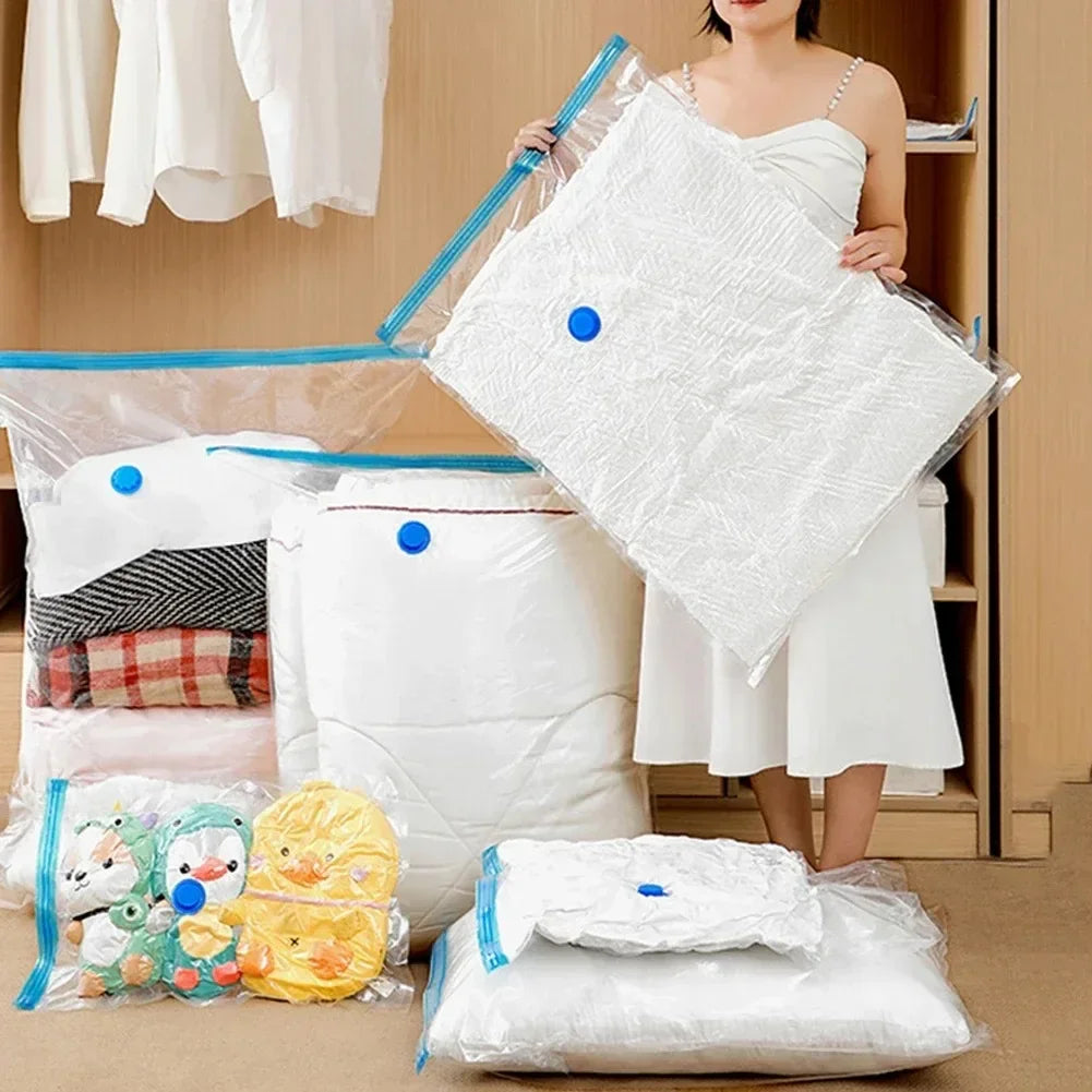 Vacuum Storage Bags for Clothes, Bedding & Blankets | Space Saver