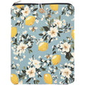 Polyester Book Cover Notebook Wrap with Button – Lemon Print
