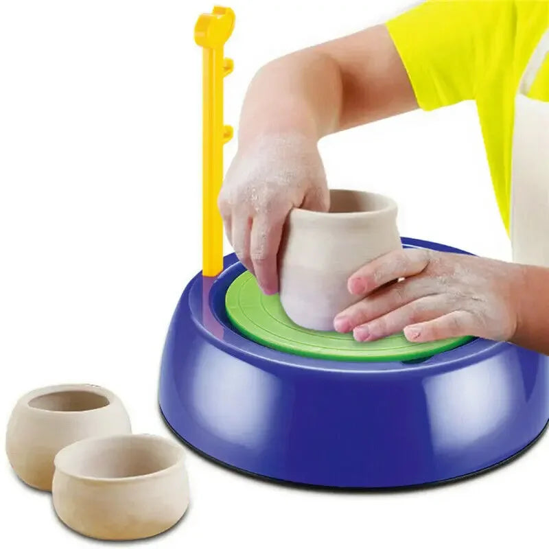 Kids Electric Pottery Wheel – DIY Clay Art & Craft Set for Children