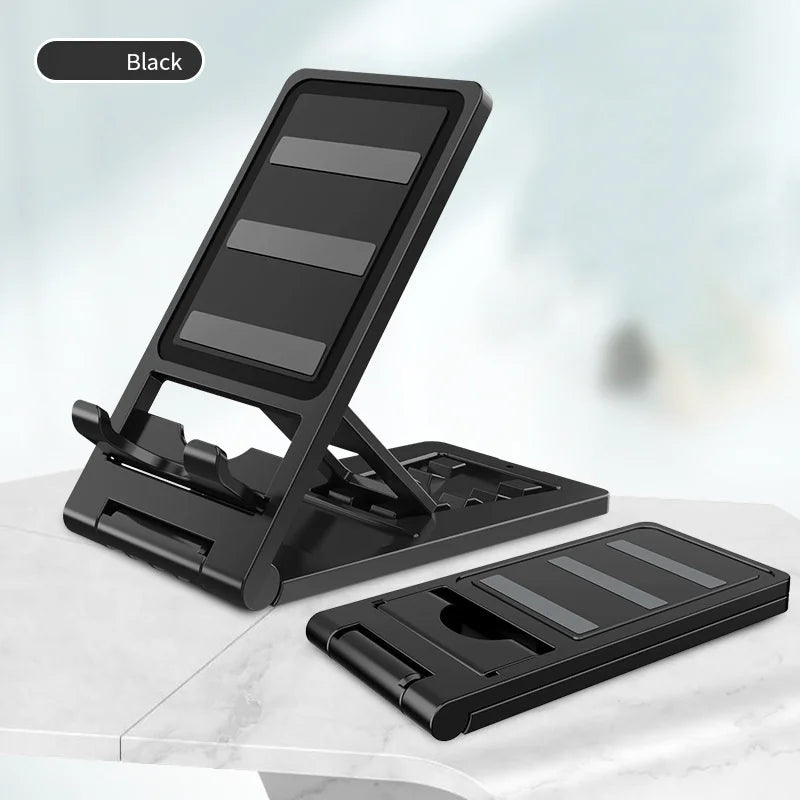 Foldable Phone & Tablet Stand – Adjustable Desktop Lazy Bracket