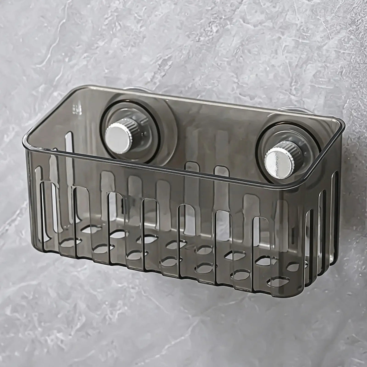Suction Cup Sponge Holder | No-Drill Sink & Shower Organizer