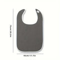 Coated Adult Apron Reusable Waterproof Terry Bibs Bring Pocket Women