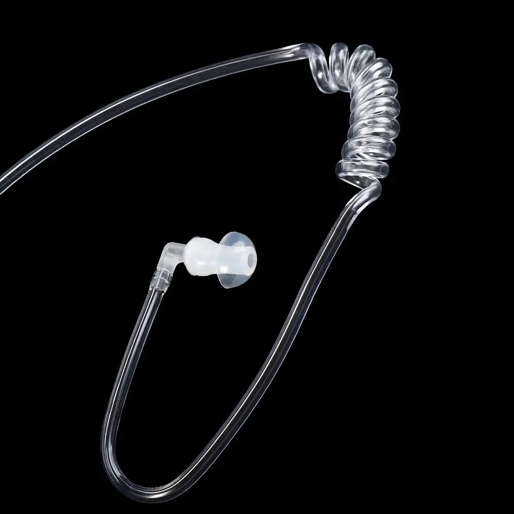 Air Tube Ear Hook Earpiece – 3.5mm Wired Monaural Headset