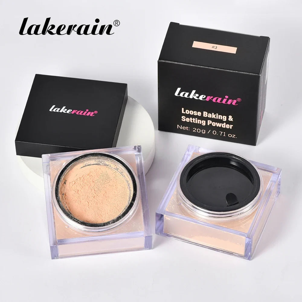 Lakerain Loose Setting Powder – Matte Oil Control, All Skin