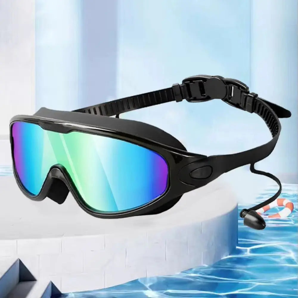 UV Anti-Fog Large Frame Swim Goggles – Coated Lens Adult