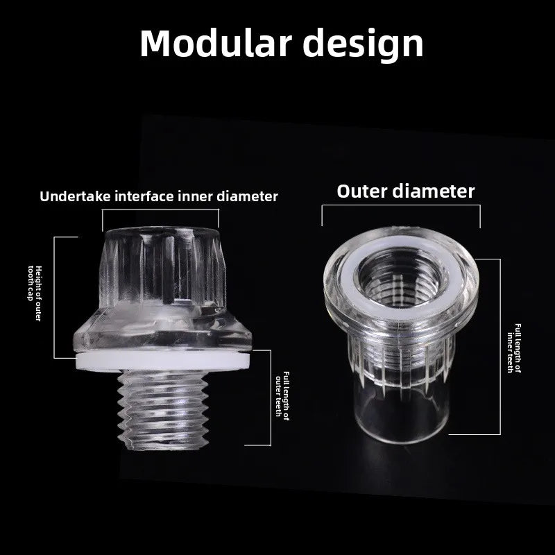 Acrylic Pipe Fittings – Elbow, Tee & End Cap | Fish Tank