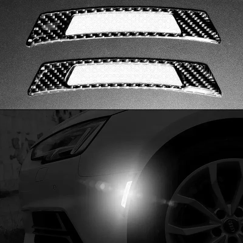 2-Pack Car Reflective Stickers – Scratch Guard & Style