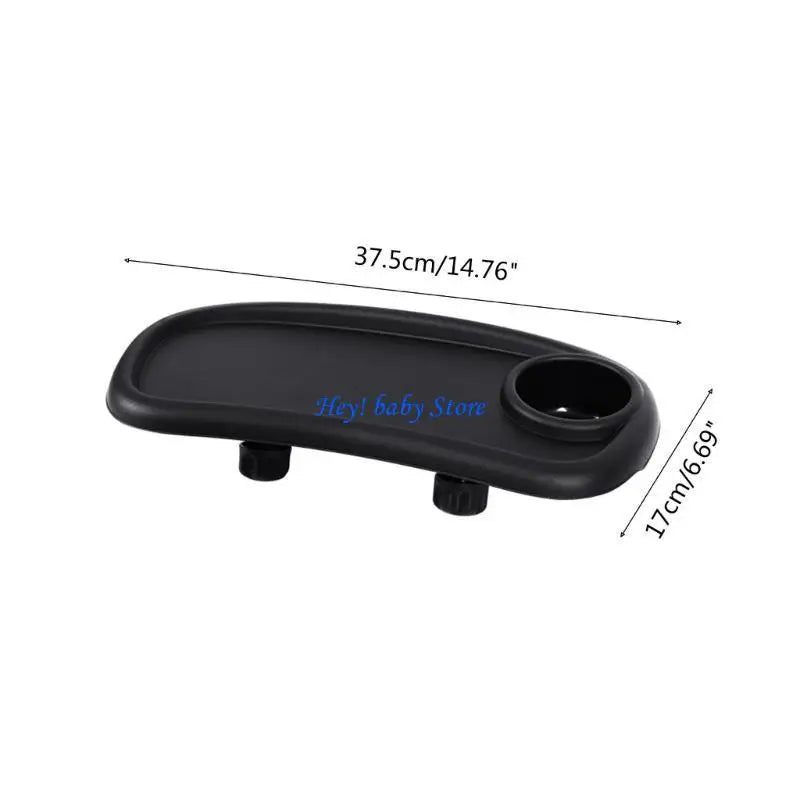 Universal Stroller Tray with Cup Holder | Non-Slip Pushchair Tray