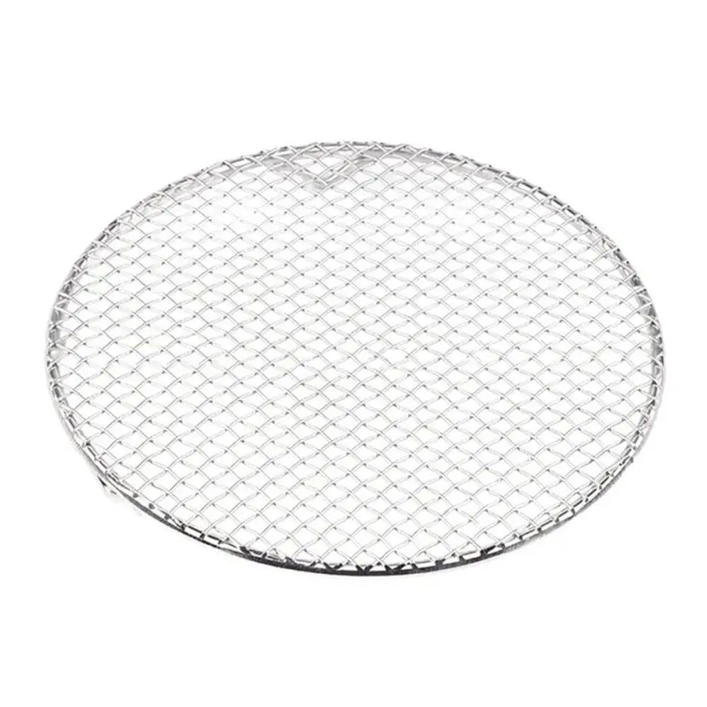 Household Stainless Steel Tempura Frying Net Semi Circular Round