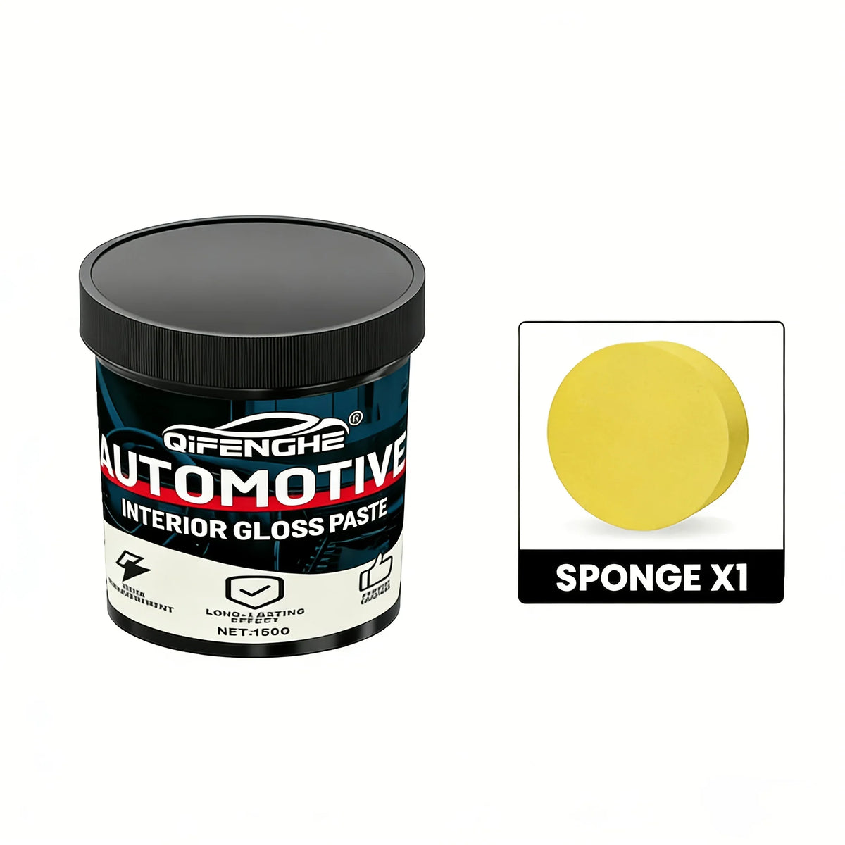 150g Car Plastic Restorer, Dashboard Polish & Tire Shine Paste