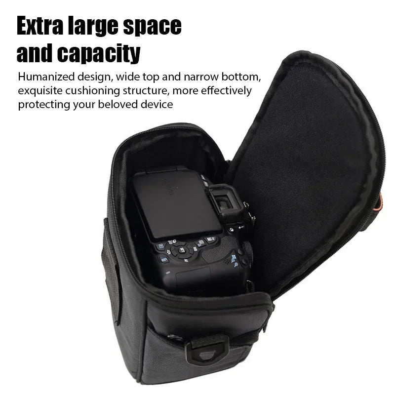 Waterproof Nylon Camera Shoulder Bag | Mirrorless & DSLR