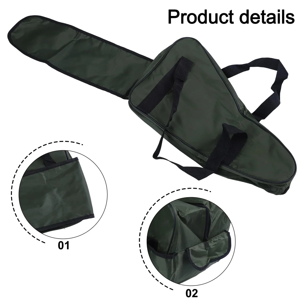 Waterproof Chainsaw Carrying Bag | Fits 12"–16" Chain Saws