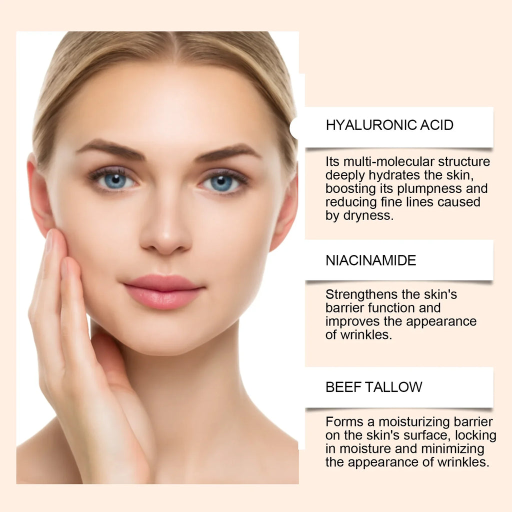WOODSLEEP Beef Tallow Face Serum – Hydrating & Brightening