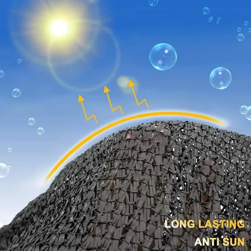 Sun Shade Net 2x2m/2x4m – HDPE UV Mesh Netting for Outdoor