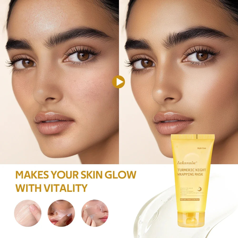 Turmeric Collagen Peel-Off Night Mask Duo | Glow & Firm