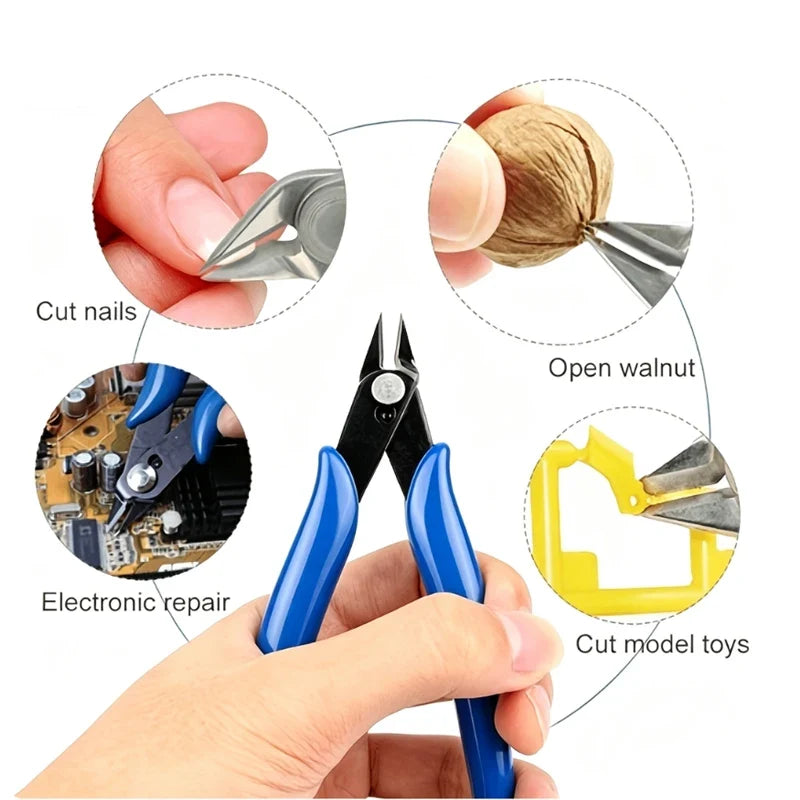 Diagonal Pliers Carbon Steel Electrical Wire Cable Cutters Cutting