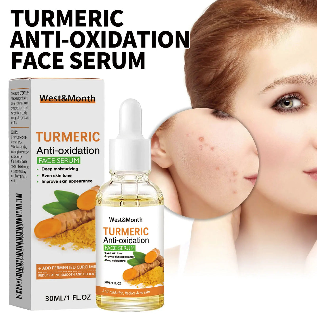 Eelhoe Turmeric Face Serum 30ml – Hydrating & Brightening