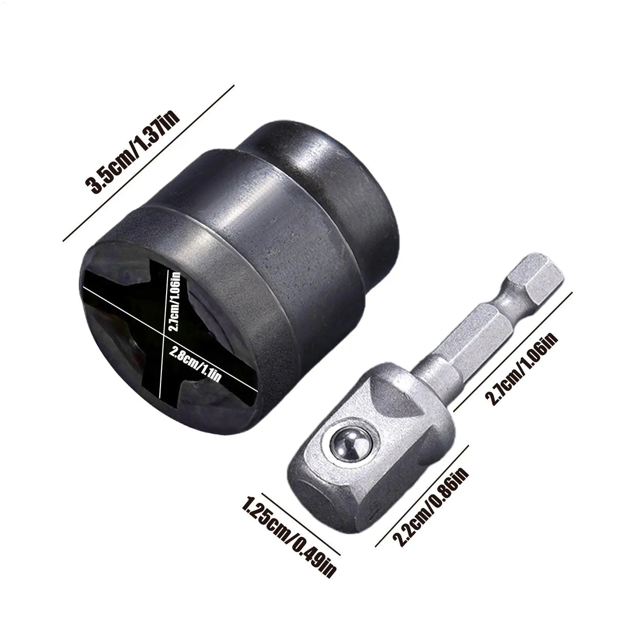 Scissor Jack Adapter Socket – Electric & Manual Wrench Tool