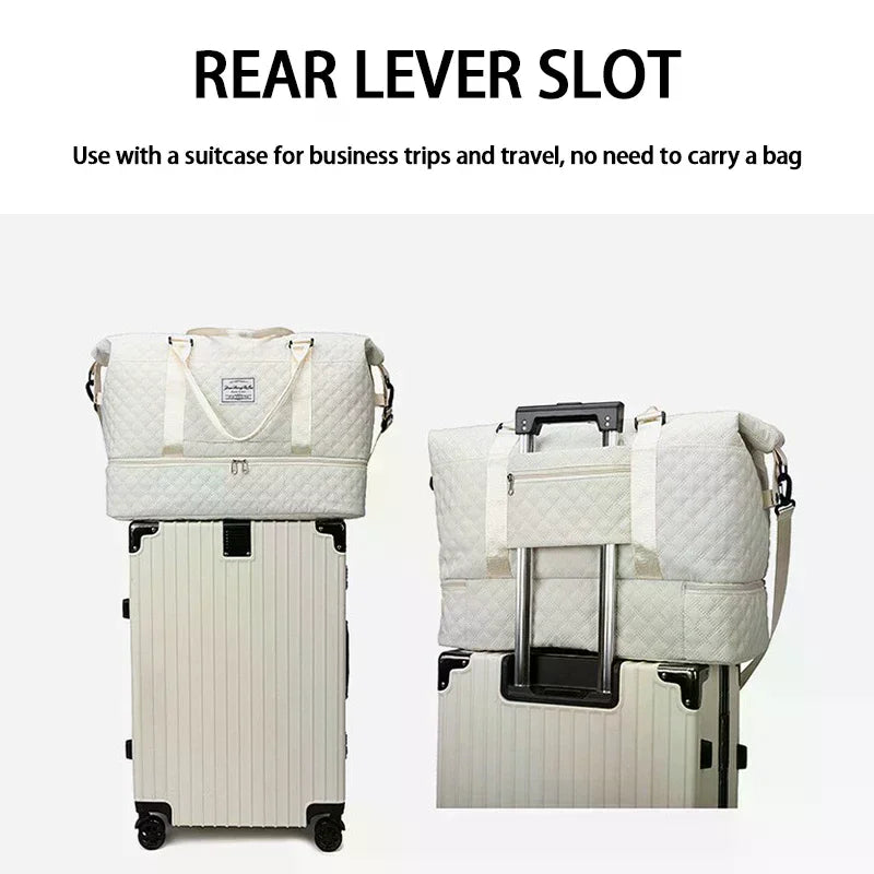 Waterproof Expandable Travel Duffel Bag | Large Gym Bag