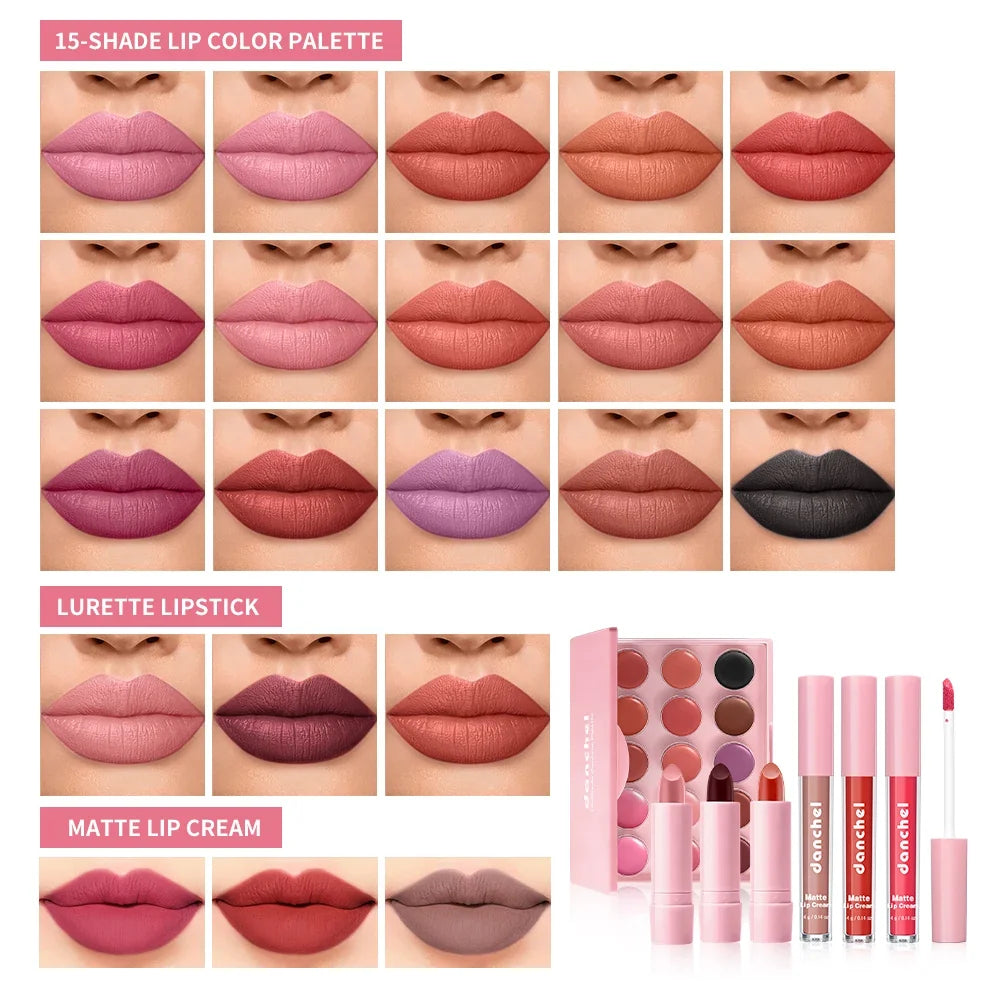 ibcccndc 15-Piece All-in-One Beginner Makeup Gift Set