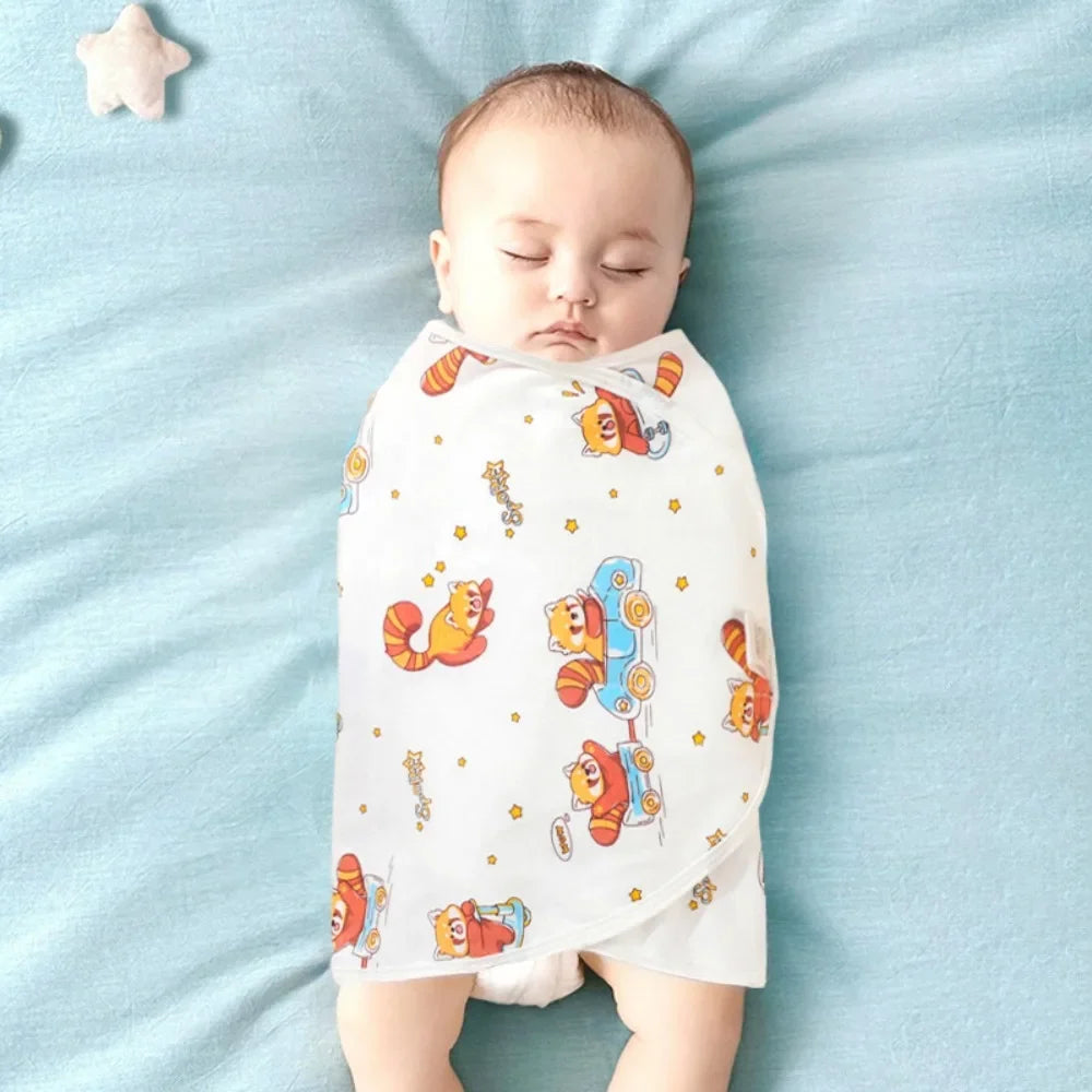 Comfortable Anti-startle Sleeping Bag Cotton Single Layer Swaddle