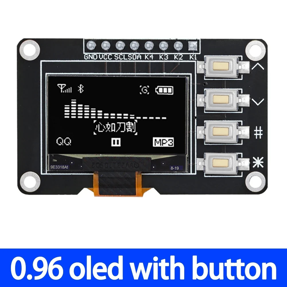 0.96" OLED Display Module 128x64 I2C SSD1315 for Arduino
