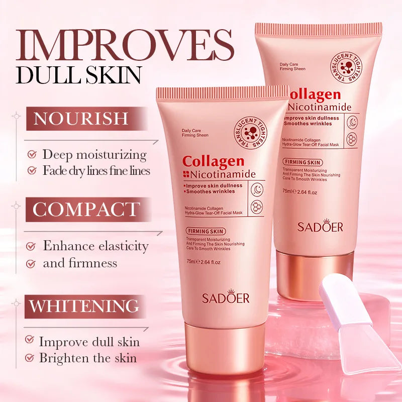 SADOER Niacinamide Collagen Deeply Hydrating Wrapping Peel Off Facial