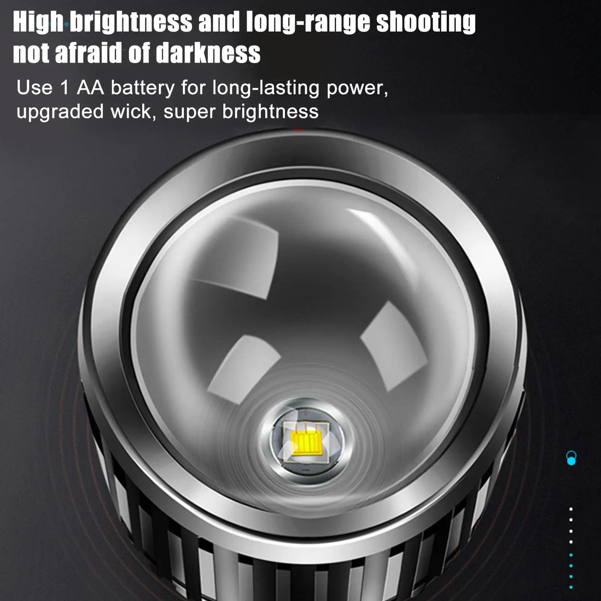 LED Flashlight – Waterproof Aluminum Torch for Camping & Hiking